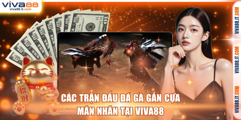 Các trận đấu đá gà gắn cựa mãn nhãn tại VIVA88