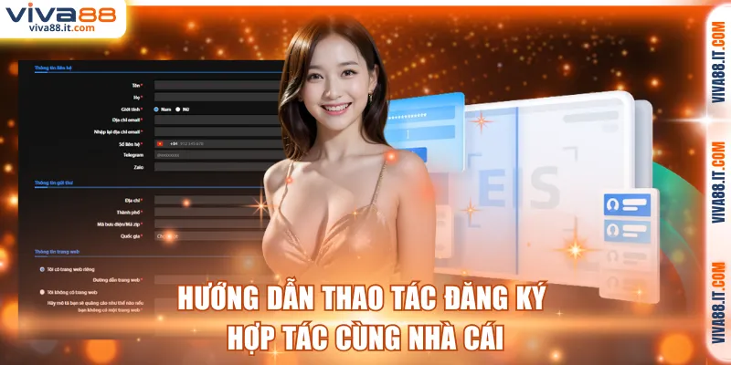 Hướng dẫn thao tác đăng ký hợp tác cùng nhà cái